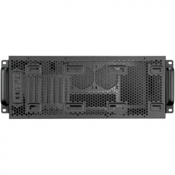 SilverStone RM4A case server rackmount 4U, SSI-EEB, mesh - grigio scuro