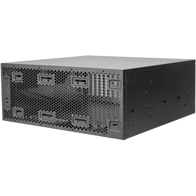 SilverStone RM4A case server rackmount 4U, SSI-EEB, mesh - grigio scuro