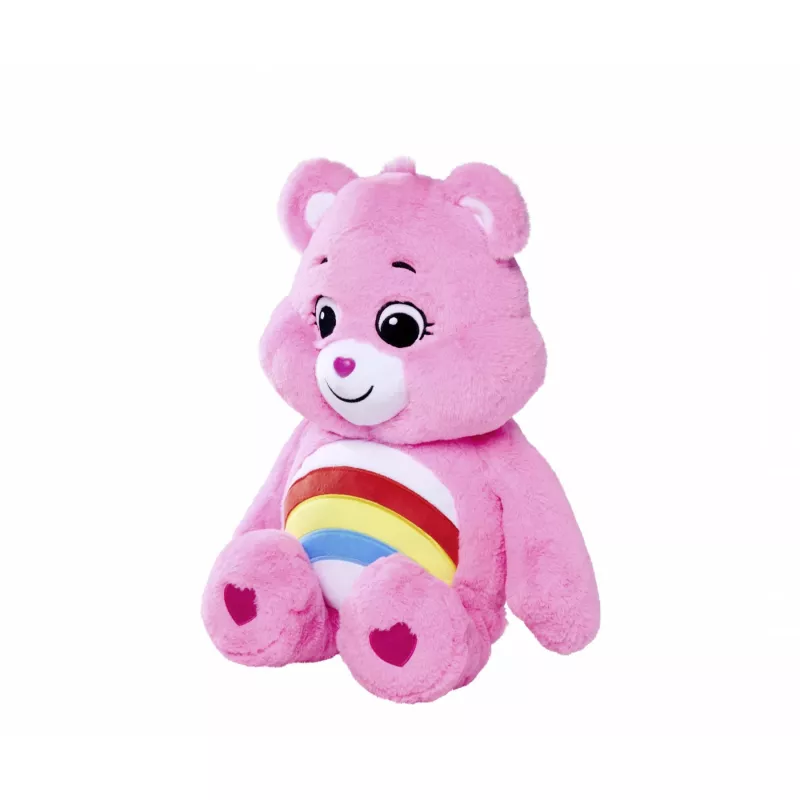 SIMBA-DICKIE Care Bears Cheer Bear Peluche 60 cm rosa arcobaleno