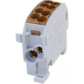 SIMET SCB 25 Al/Cu 80A blocco di derivazione unipolare marrone 81501015