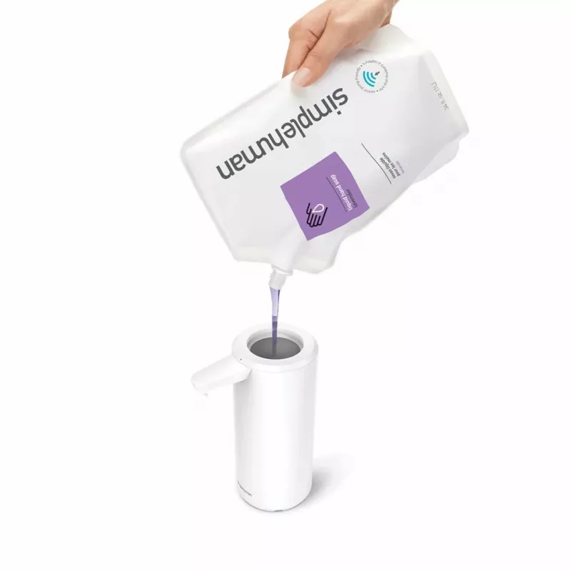 Simplehuman dispenser sapone a sensore bianco