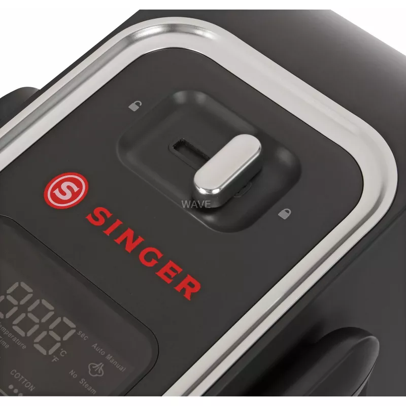 SINGER 26 Intelligent 2.0 pressa a vapore - 1600W, LCD digitale, 5 impostazioni di temperatura