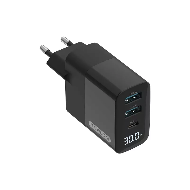 Sitecom CH-1001 alimentatore universale AC 5V 1A nero