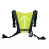 Skateflash gilet riflettente nero verde nylon taglia unica bici