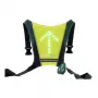 Skateflash gilet riflettente nero verde nylon taglia unica bici