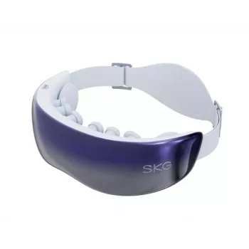 SKG KS700-E Massaggiatore per occhi con pressione ad aria, calore e Bluetooth – bianco