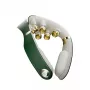 SKG Massaggiatore collo G7 Pro-Fold Green - Massaggio a impulsi TENS & EMS con calore, pieghevole, USB-C