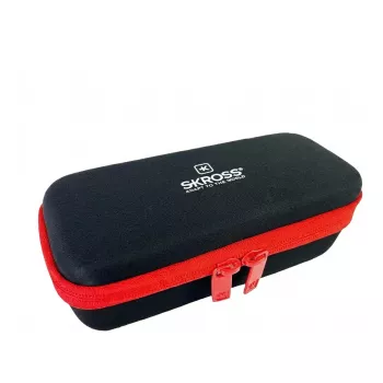 SKROSS Power Case - custodia organizer per cavi - nero/rosso