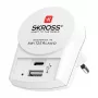 SKROSS Pro+ USB AC30PD adattatore da viaggio universale con 30W USB-C PD e USB-A