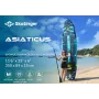 SKT ASIATICUS Tavola da stand-up paddle gonfiabile 350x89x15 cm yoga