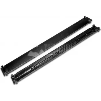 Wirewin pannello cieco 1U senza viti nero RAL9005 (BP 1U BL SL)