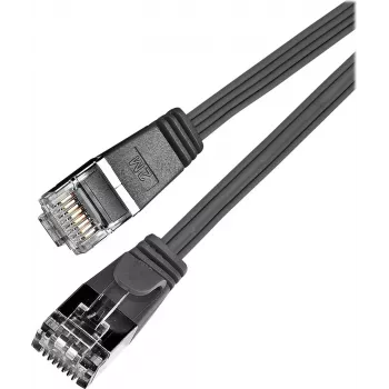 Wirewin Cavo patch Ethernet slim Cat6 U/FTP 0,5 m nero PKW-STP-SLIM-KAT6 0.5 SW