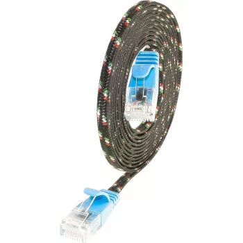 Wirewin SLIM UT6 10 BL - Cavo patch Cat.6 Slim-Tough, U/UTP, 10 m, blu (PKW-TOUGH-K6 10.0 BL)