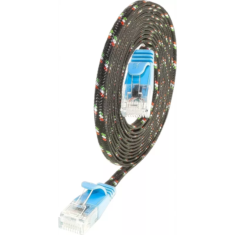 Wirewin SLIM UT6 10 BL - Cavo patch Cat.6 Slim-Tough, U/UTP, 10 m, blu (PKW-TOUGH-K6 10.0 BL)