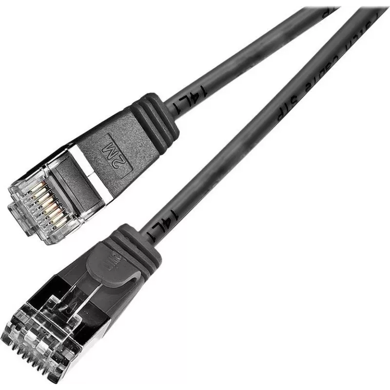 Wirewin Triotronik Cat6 F/FTP cavo patch nero 7,5m PKW-LIGHT-STP-K6 7.5 SW