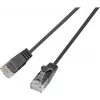 Wirewin Triotronik PKW-LIGHT-K6 5.0 SW Cavo patch Cat6 U/UTP, connettore RJ45 a connettore RJ45, 5 m, nero