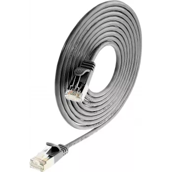 Wirewin Triotronik PKW-LIGHT-STP-K6 3.0 SW cavo patch Cat6 schermato, 3m, nero