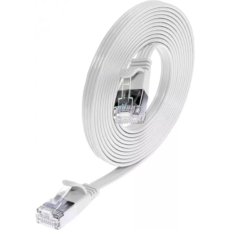Wirewin Triotronik PKW-STP-SLIM-KAT6 3.0 WS Cat6 U/FTP cavo patch Ethernet Slim 3m bianco