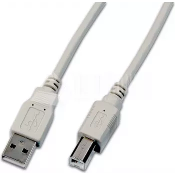 Wirewin cavo USB 2.0 A su B 1,5 m grigio USB A-B MM 1.5 GR
