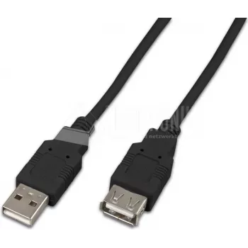 Cavo prolunga USB A-A MF 1.0 SW USB 2.0 Wirewin, 1 m, nero