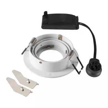 SLV NEW TRIA 75 Faretto da incasso rotondo GU10 max. 10W bianco 75mm