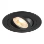 SLV Faretto da incasso New Tria 75, GU10, Max 10W, Nero, 75mm