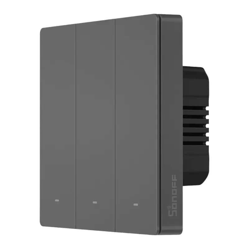 Interruttore a parete smart per scenari WiFi Sonoff M5 3C (3 canali)