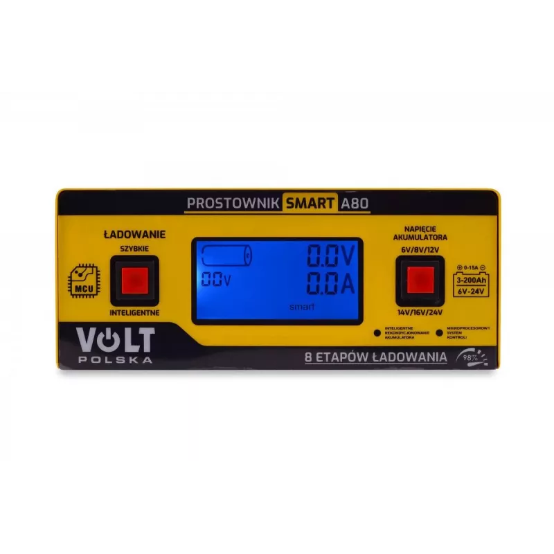 Smart Volt Rectifier Poland 6V/12V/24V 15A A80 caricabatterie intelligente