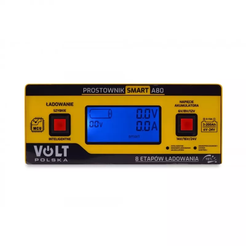 Smart Volt Rectifier Poland 6V/12V/24V 15A A80 caricabatterie intelligente