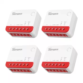 Interruttore smart ZigBee per tapparelle Sonoff MINI-ZBRBS (confezione da 4)