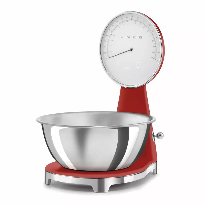 SMEG Bilancia da cucina analogica e digitale rossa KSF01RDWW