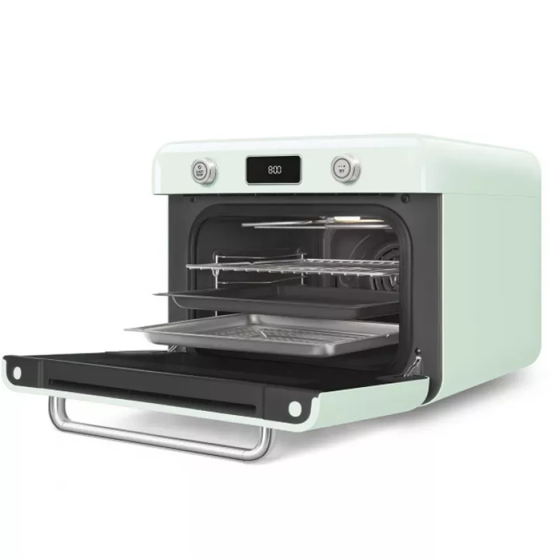Smeg COF01PGEU Mini-forno Vintage, verde pastello