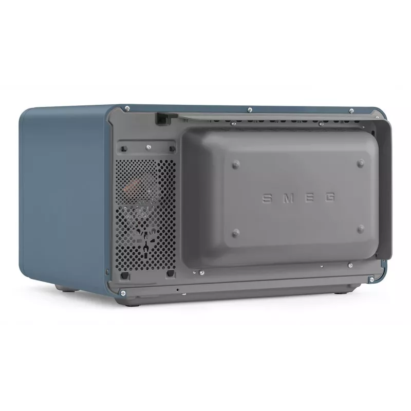 Smeg forno microonde combinato MOC02SBMEU, 9 funzioni, 2100 W, Storm Blue opaco