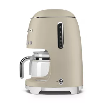 Smeg DCF02MLMEU Macchina per caffè filtro, Beige, Ines de la Fressange Paris Edition