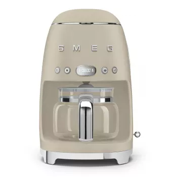Smeg DCF02MLMEU Macchina per caffè filtro, Beige, Ines de la Fressange Paris Edition