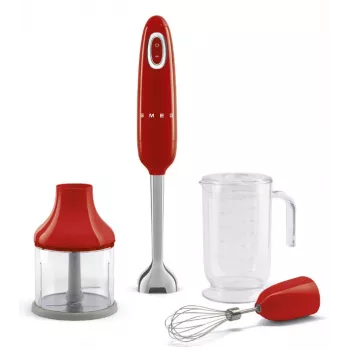 Smeg HBF03RDEU Frullatore a immersione Rosso 700 W