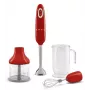 Smeg HBF03RDEU Frullatore a immersione Rosso 700 W