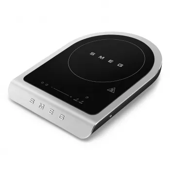 Smeg PIC01BLMEU Piano cottura a induzione portatile, 1 zona, comandi touch, nero