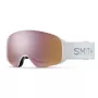 Smith 4D Mag S Maschera da sci con lenti ChromaPop™, White Vapor/Rose Gold