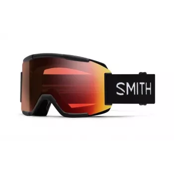 Smith Squad maschera da sci – Chromapop Sun Red Mirror, nero/rosso
