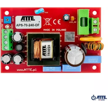 SMPS 24V 3A 72W Alimentatore ATTE APS-70-240-OF