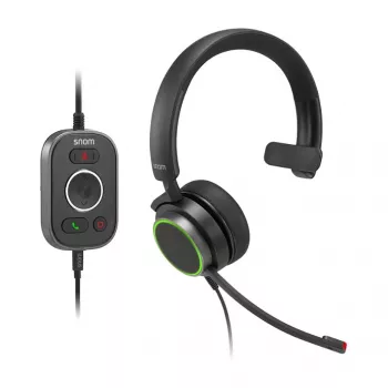 Snom A330M cuffia mono on-ear con filo e microfono con cancellazione del rumore