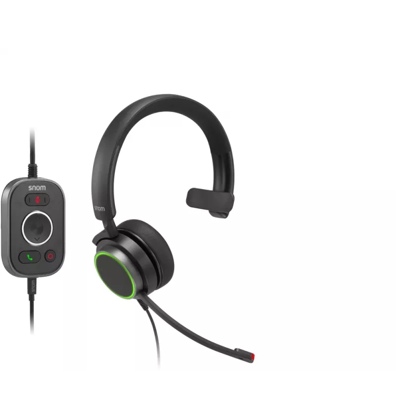 Snom A330M cuffia mono on-ear con filo e microfono con cancellazione del rumore