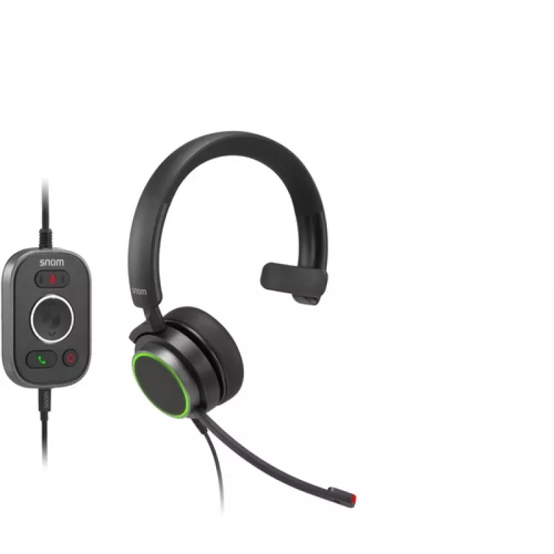 Snom A330M cuffia mono on-ear con filo e microfono con cancellazione del rumore