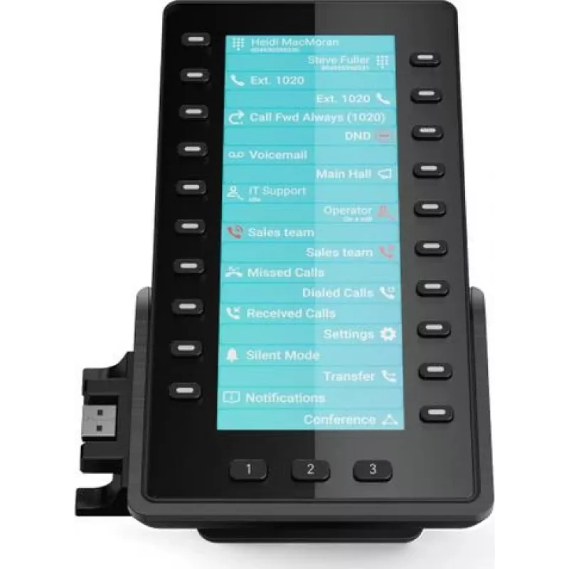 Snom D8C modulo di espansione per telefoni IP D862/D865, display a colori 4,3