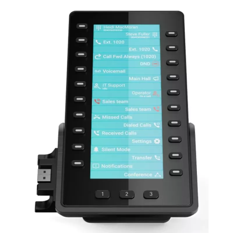 Snom D8C modulo di espansione per telefoni IP D862/D865, display a colori 4,3