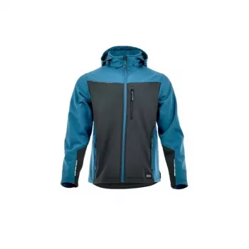 SOFTSHELL COMFORTXL Giacca Softshell XL Nero 8000mm Impermeabile Antivento Traspirante Abbigliamento da Lavoro