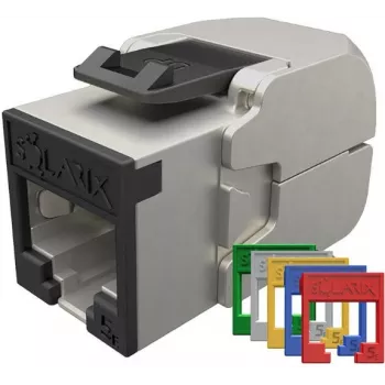 SOLARIX jack keystone Cat.5E STP senza attrezzi, RJ45, bianco