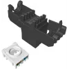 SOLARIX Modulo keystone Cat.6 UTP RJ45 tool-free, nero (RAL 9005)