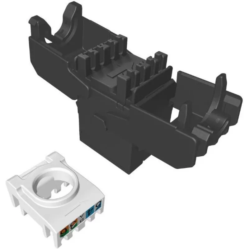 SOLARIX Modulo keystone Cat.6 UTP RJ45 tool-free, nero (RAL 9005)
